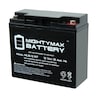 Mighty Max Battery 12V 18AH SLA Internal Thread Replacement for Jolt Batteries SA12180 ML18-12INT116